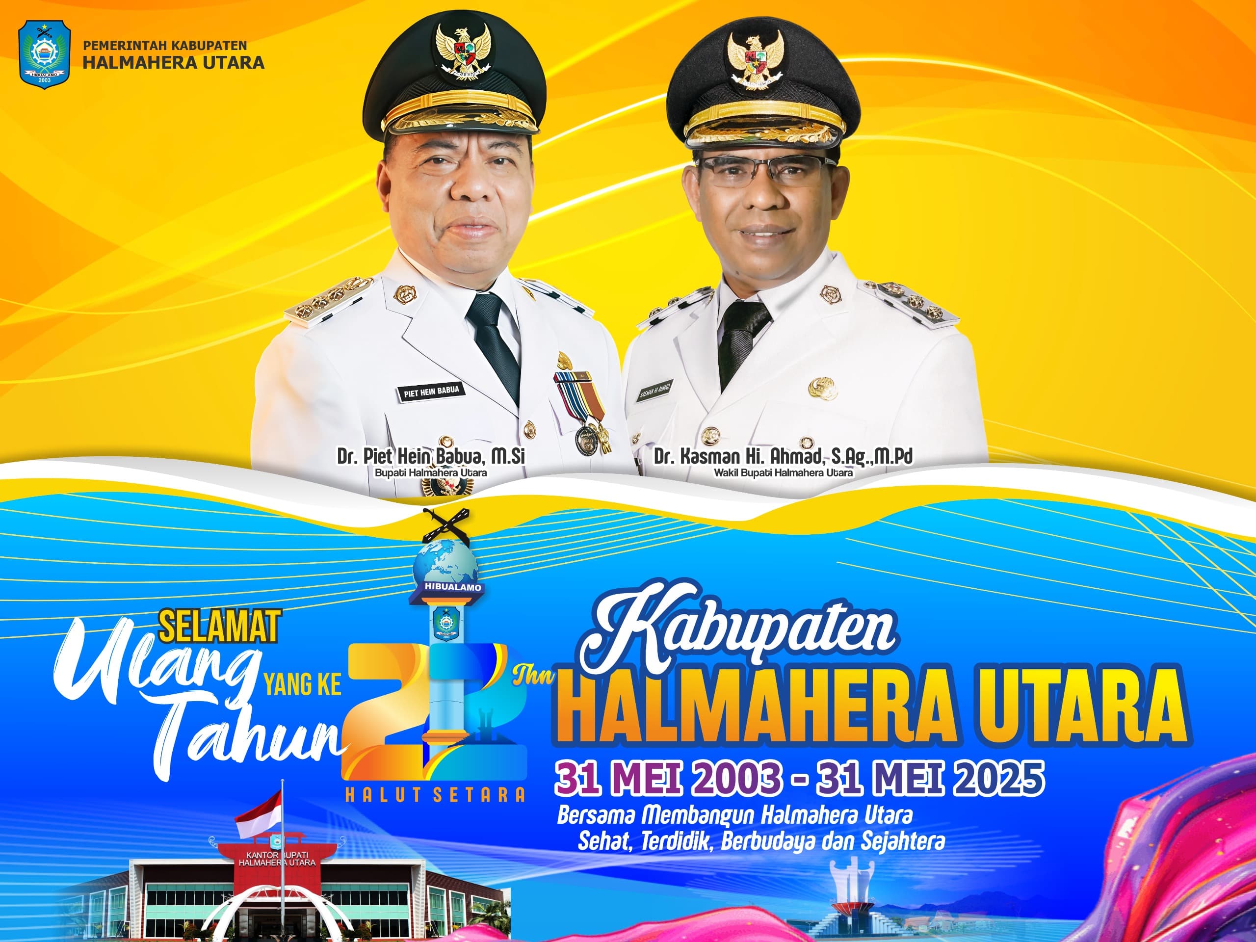 Selamat Ulang Tahun Ke-22 Kabupaten Halmahera Utara