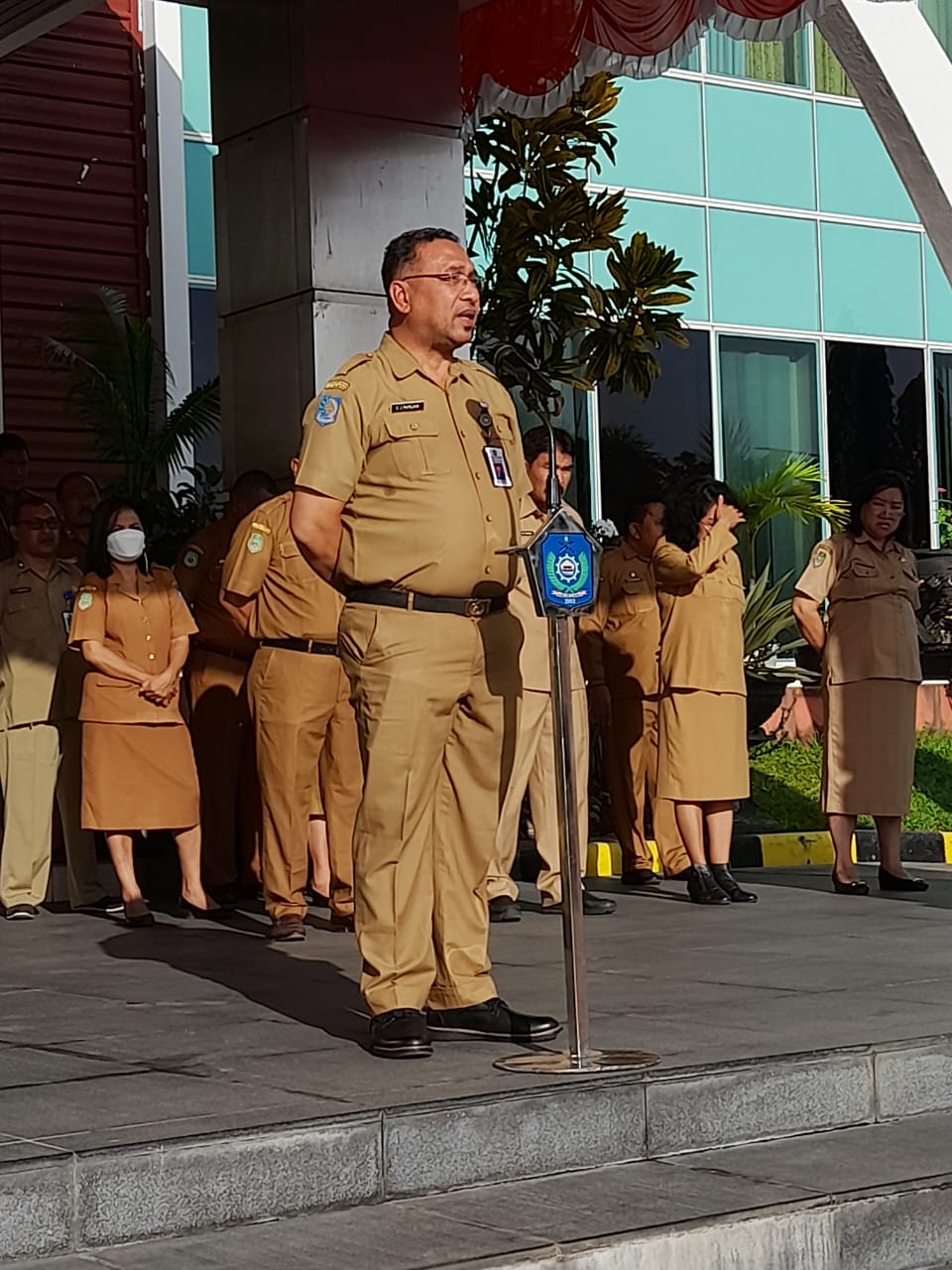 Apel Pagi Bersama Seluruh Pegawai ASN Lingkup Pemkab Halut