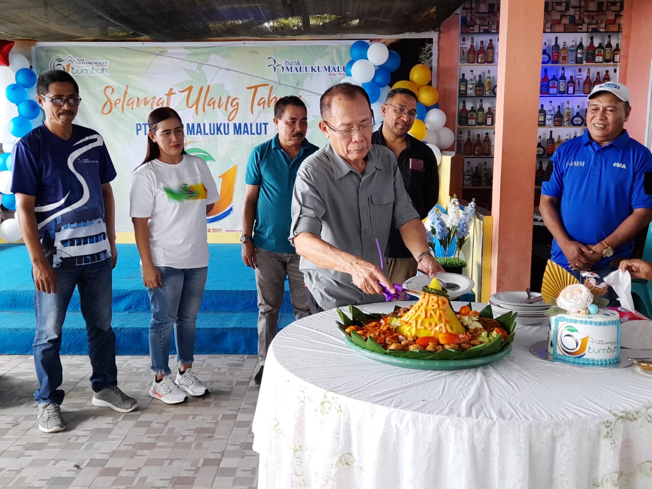 Sambutan Bupati Pada Kegiatan Hari Ulang Tahun Ke-61 Bank Maluku Maluku Utara Bertempat di Pantai Bowens