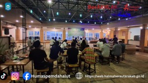 Wabup Kasman Hi. Ahmad Ajak KNPI Halut Perkuat Peran Pemuda Dalam Mendukung Pembangunan Daerah. 