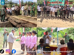 Sekda Halut Wakili Bupati Hadiri Video Conference Ground Breaking Jembatan Garuda