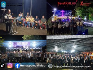 Dengan semangat Paskah kita tingkatkan toleransi untuk kemanusiaan dalam bingkai Hibualamo, Rumah Besar. 