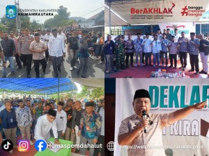 Momen Haru Sarat Makna,Warnai Deklarasi Damai Desa Kira dan Desa Duma. 