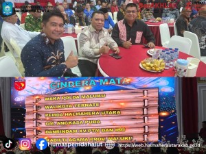 Bupati Halmahera Utara  Piet Hein Babua, Hadiri Acara Pisah Sambut Pangdam XV/Pattimura.