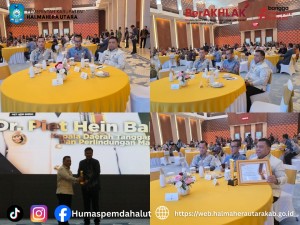 Bupati Halut Meraih Penghargaan KWP Award 2026,Kepala Daerah Yang Tanggap Bencana Dan Perlindungan Masyarakat. 