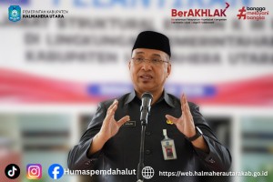 Rumah Dinas Bupati Halut, akan difungsikan secepatnya usai digunakan sementara oleh Dinas Kesehatan.