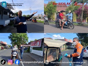 Erupsi Gunung Dukono, Pemda Halut Sosialisasi Dan Bagi-Bagi Masker. 
