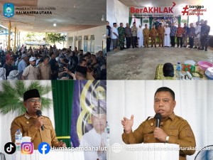 Rajut Tali Silaturahmi, Pemda Halut Gelar Halal Bihalal di Dama Kecamatan Loloda Kepulauan. 