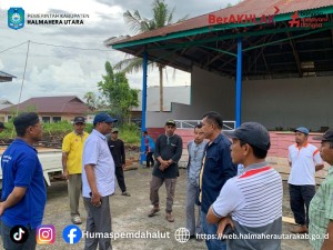 Wabup Kasman Hi Ahmad,Tinjau Kesiapan MTQ Ke-XI Di Malifut. 