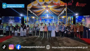 Bupati dan Wabup Halut Menyoroti MTQ Sebagai Sarana Menjalin Persatuan Dan Kesatuan Wujudkan Halut Setara. 