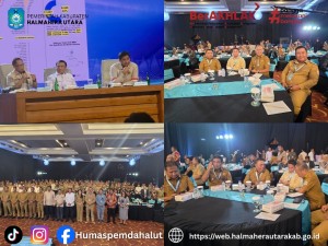 Bupati Halut Hadiri Silaturahmi dan Rakor Regional wilayah Nusa Tenggara dan Maluku di Lombok Barat NTB. 