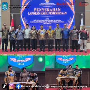 Untuk Kesekian Kalinya Pemda Halmahera Utara Meraih Predikat Opini WTP. 