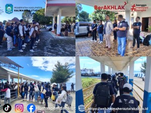 Kontingen Halut Menuju Pesparawi Nasional XIV Di Manokwari Papua Barat. 