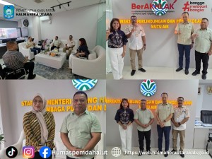 Bahas Program Kebersihan Daerah, Bupati Halut Kunjungi Kementerian Lingkungan Hidup. 