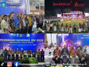 Sekda Halut E.J.Papilaya Hadiri Penutupan Pesparawi XIV,Sukseskan Pesta Paduan Suara Nasional. 