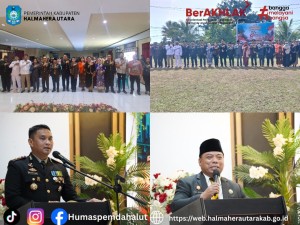 Hadiri Hari Bhayangkara ke-80, Bupati  Halmahera Utara Apresiasi Dedikasi Polri.