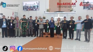 Sinergi Pemda dan Pemprov, Bupati Halut Sambut Gubernur Sherly di SSIB GMIH. 