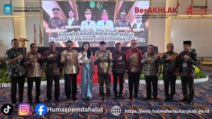 Bupati Halmahera Utara Hadiri Acara Ramah Tamah dan Kenal Pamit Kejati Maluku Utara. 