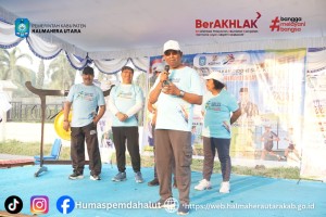 Wabub Halut Hadiri Pencanangan Gerakan Indonesia Aktif dan Pengukuhan Pengurus KORMI 
