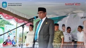 Wakil Bupati, Pimpin Upacara Hari Santri Nasional 2026 di MTs Alkhairaat Tobelo