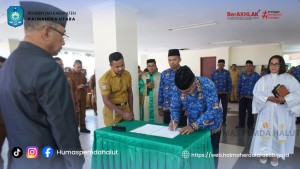 14 Pejabat Eselon III dan IV Halmahera Utara Resmi Dilantik