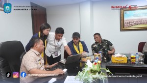 Perwakilan Kedutaan Besar Singapura,  Datang ke Halut Bahas Evakuasi Korban Erupsi Gunung Dukono   