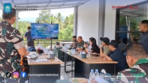 Bupati Piet Hein Babua, Sambut Pangdam XV/Pattimura  Di Pasko Penanggulangan Bencana Erupsi Gunung Dukono