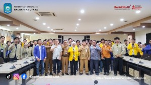 Pemda Halut Terima 66 Mahasiswa KKN Kolaborasi Nasional dari UGM, Unkhair, dan Uniera