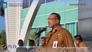 Tiga Poin Penting, Arahan Sekda Pada Apel Bersama ASN Halut