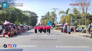 49 Regu Meriahkan Lomba Gerak Jalan Indah Tingkat Umum di Halmahera Utara
